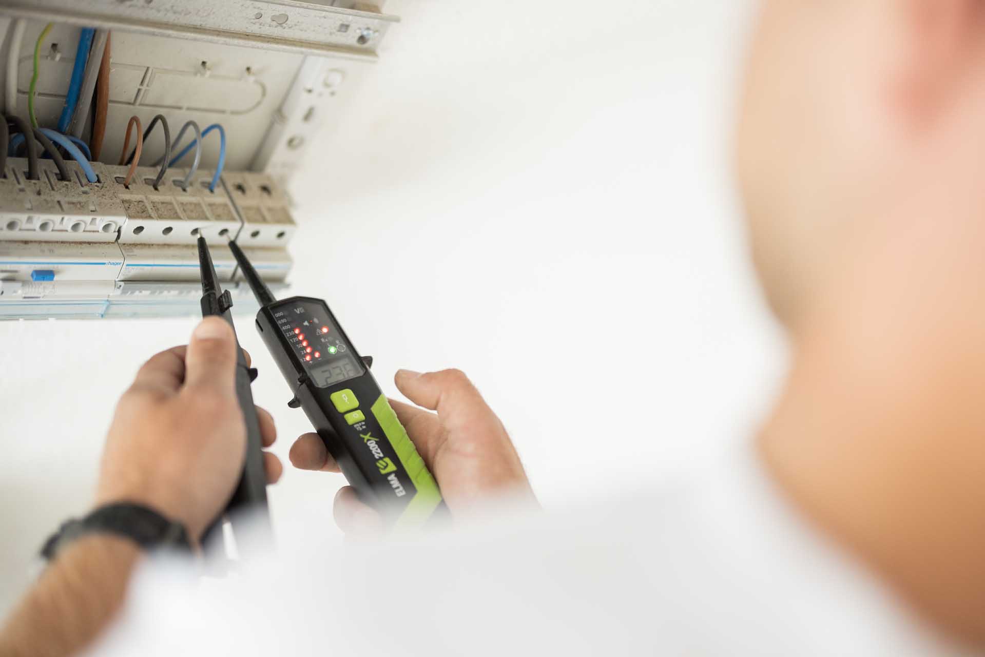 Måler om eltavle virker